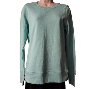 Tek Gear Junior Women's Sweatshirt Small Pullover Thumb Holes Crew Neck